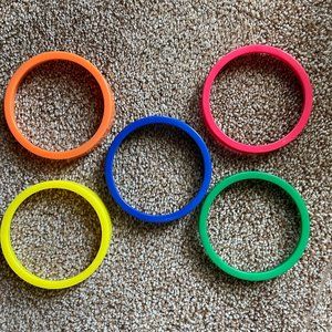 Bundle of 5 Magic Bullet Replacement Parts Colored Rings